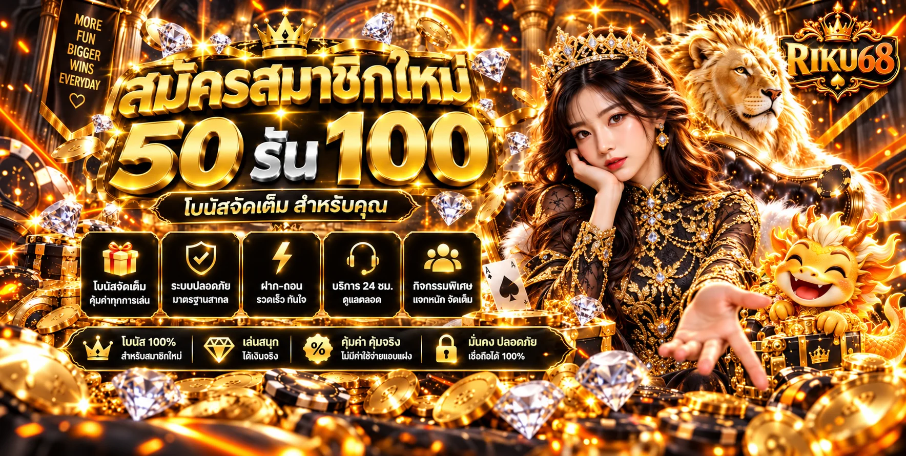 RIKU68 เว็บสล็อต ฝากถอนออโต้ ใช้งานอย่างรับผิดชอบ